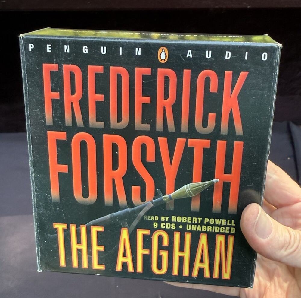 The Afghan by Frederick Forsyth Unabridged Audiobook on 9 CDs EUC -B4